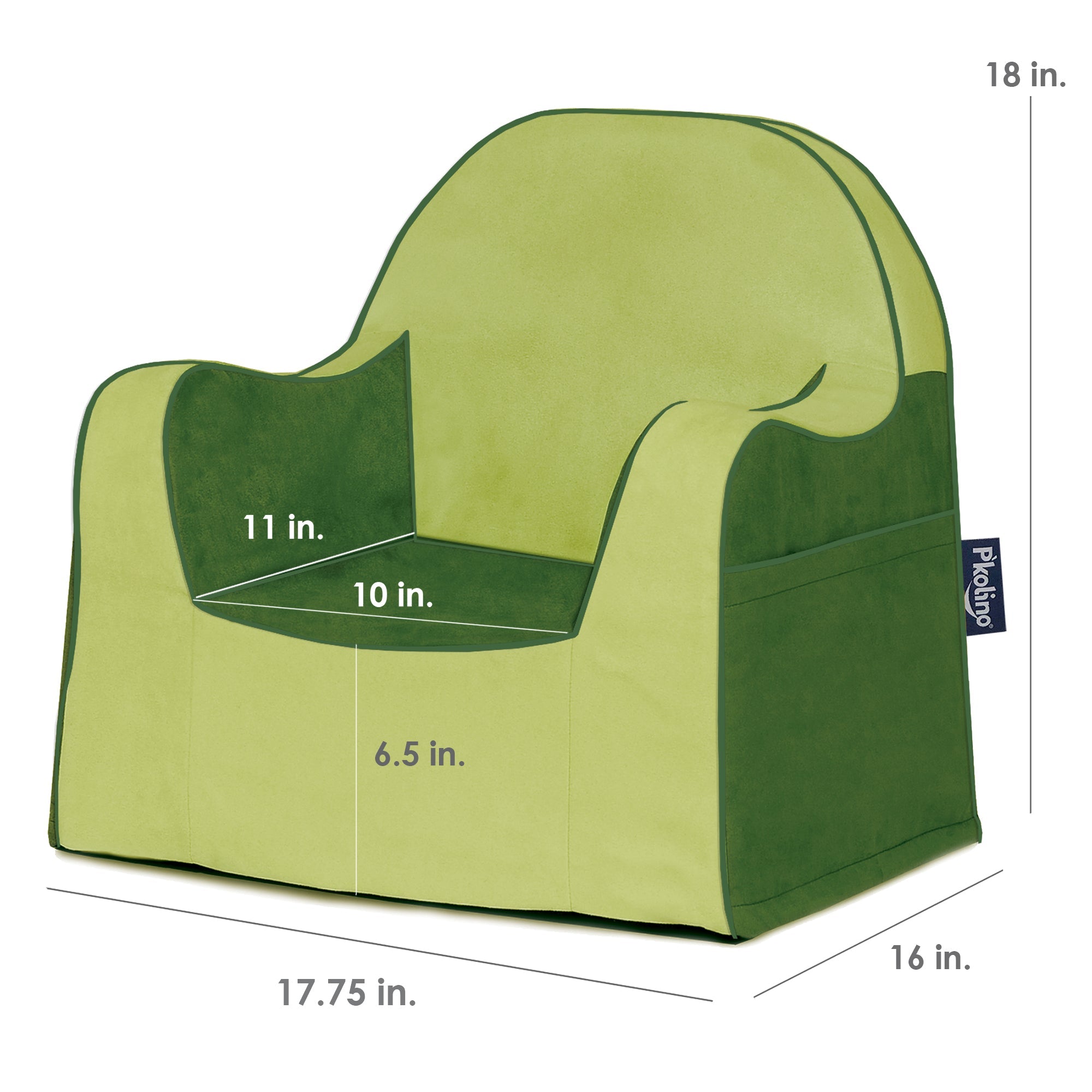 Little Reader Chair - Two Tone Green