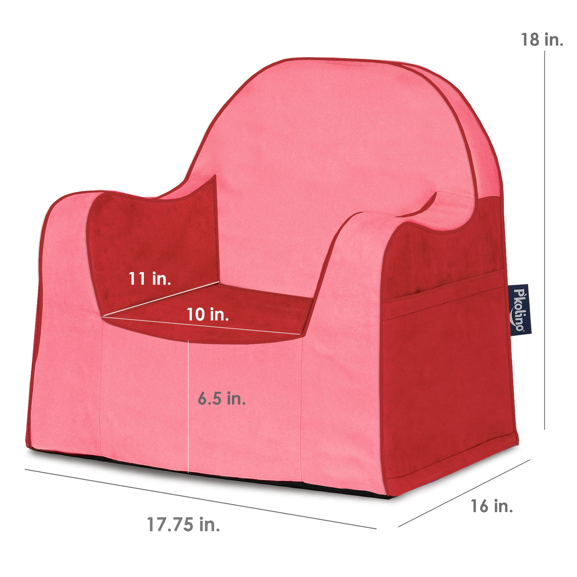 Little Reader Chair - Two Tone Red