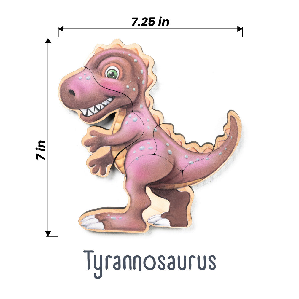 Choose Your Favorite Dinosaur Magnetic Wooden Puzzles | Made In The Usa 🇺🇸