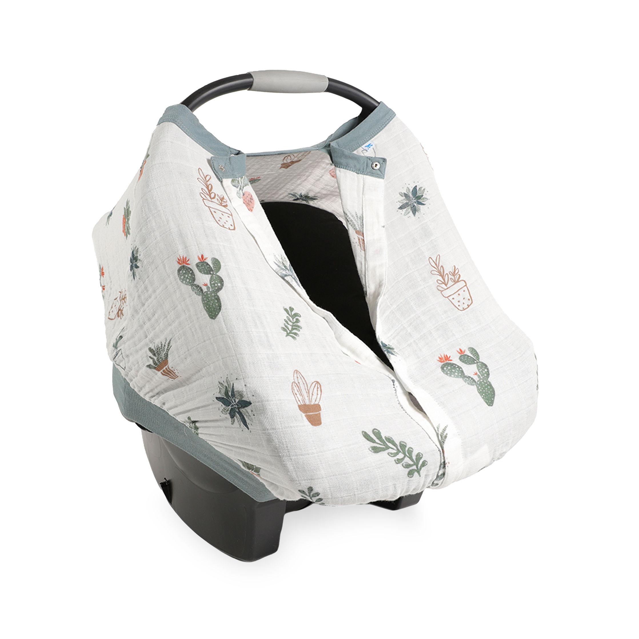 Cotton Muslin Car Seat Canopy - Prickle Pots