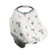 Cotton Muslin Car Seat Canopy - Prickle Pots