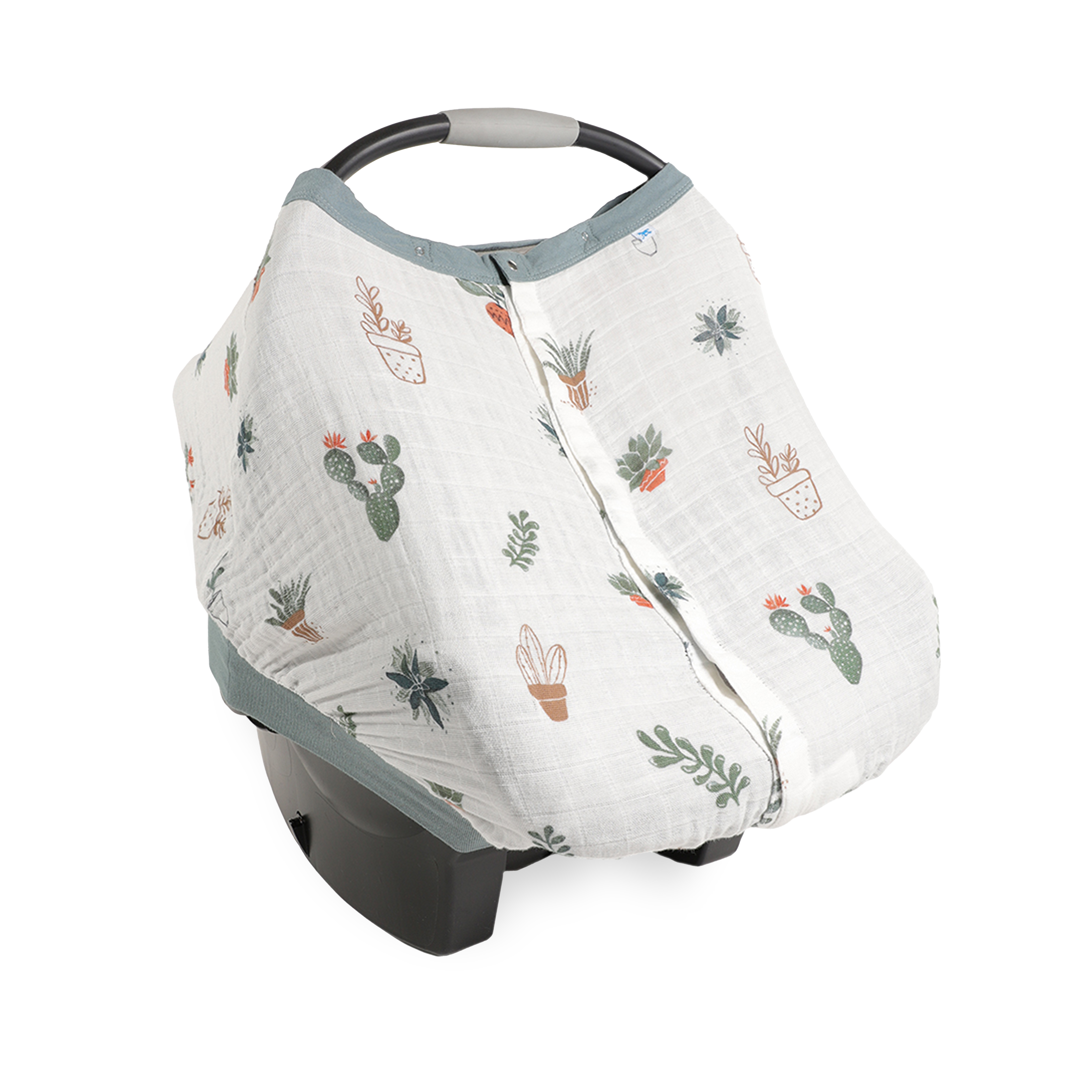 Cotton Muslin Car Seat Canopy - Prickle Pots