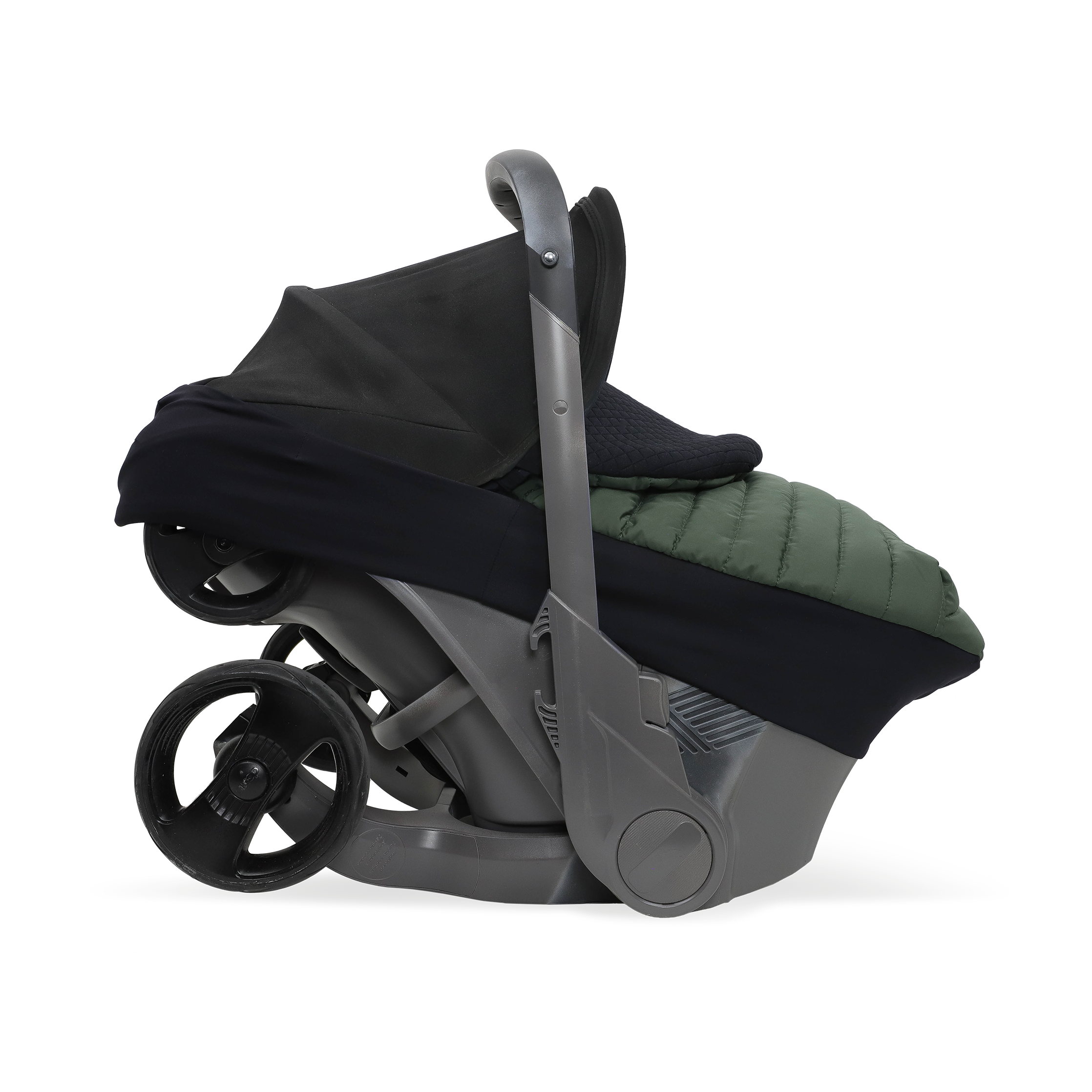 Winter Car Seat Cover - Dark Green