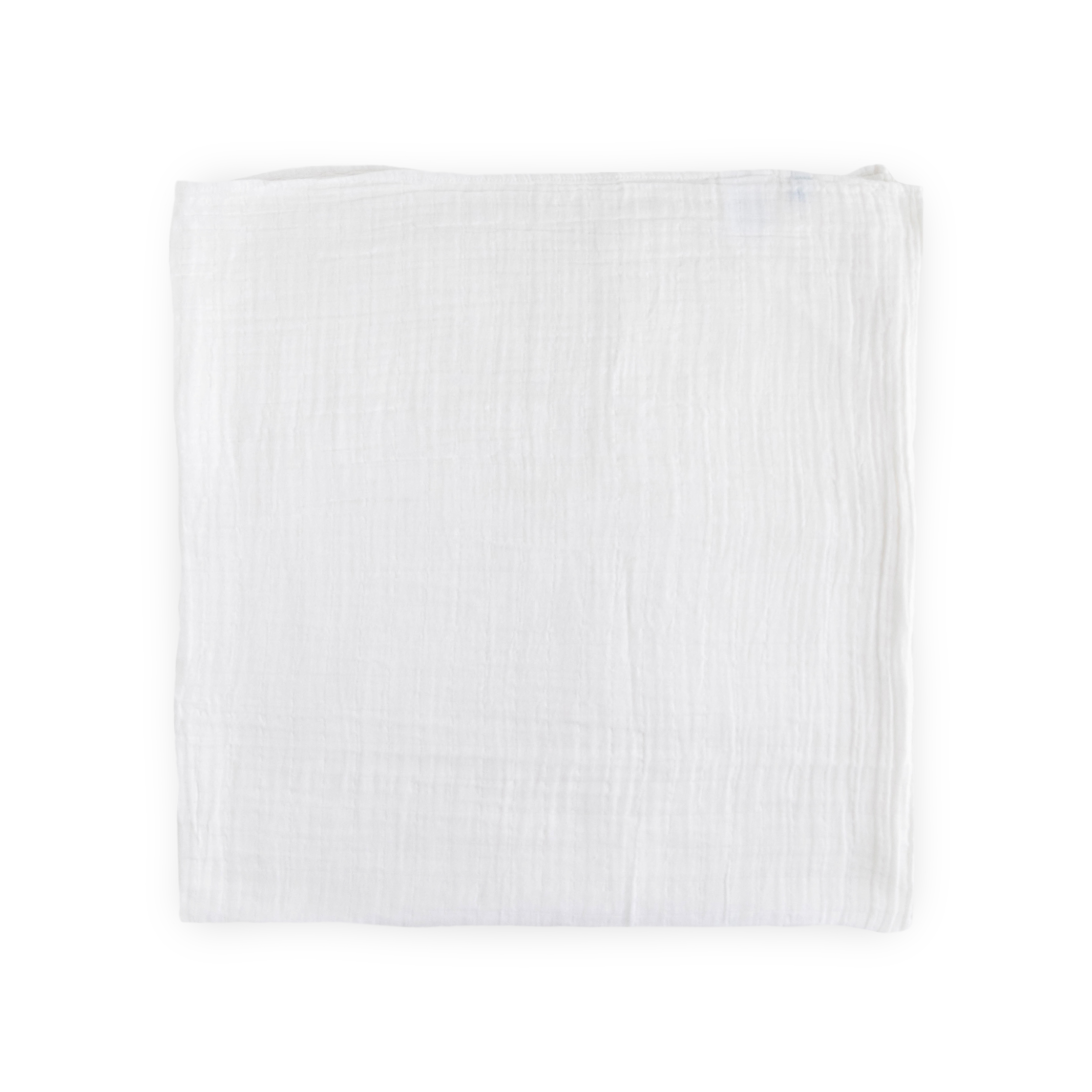 Cotton Muslin Swaddle Blanket - White