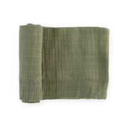 Cotton Muslin Swaddle Blanket - Fern