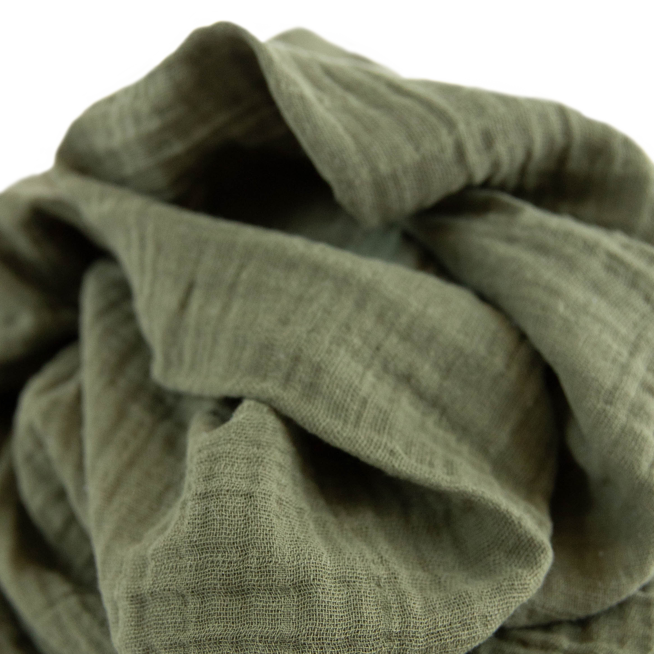 Cotton Muslin Swaddle Blanket - Fern