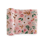 Cotton Muslin Swaddle Blanket - Vintage Floral