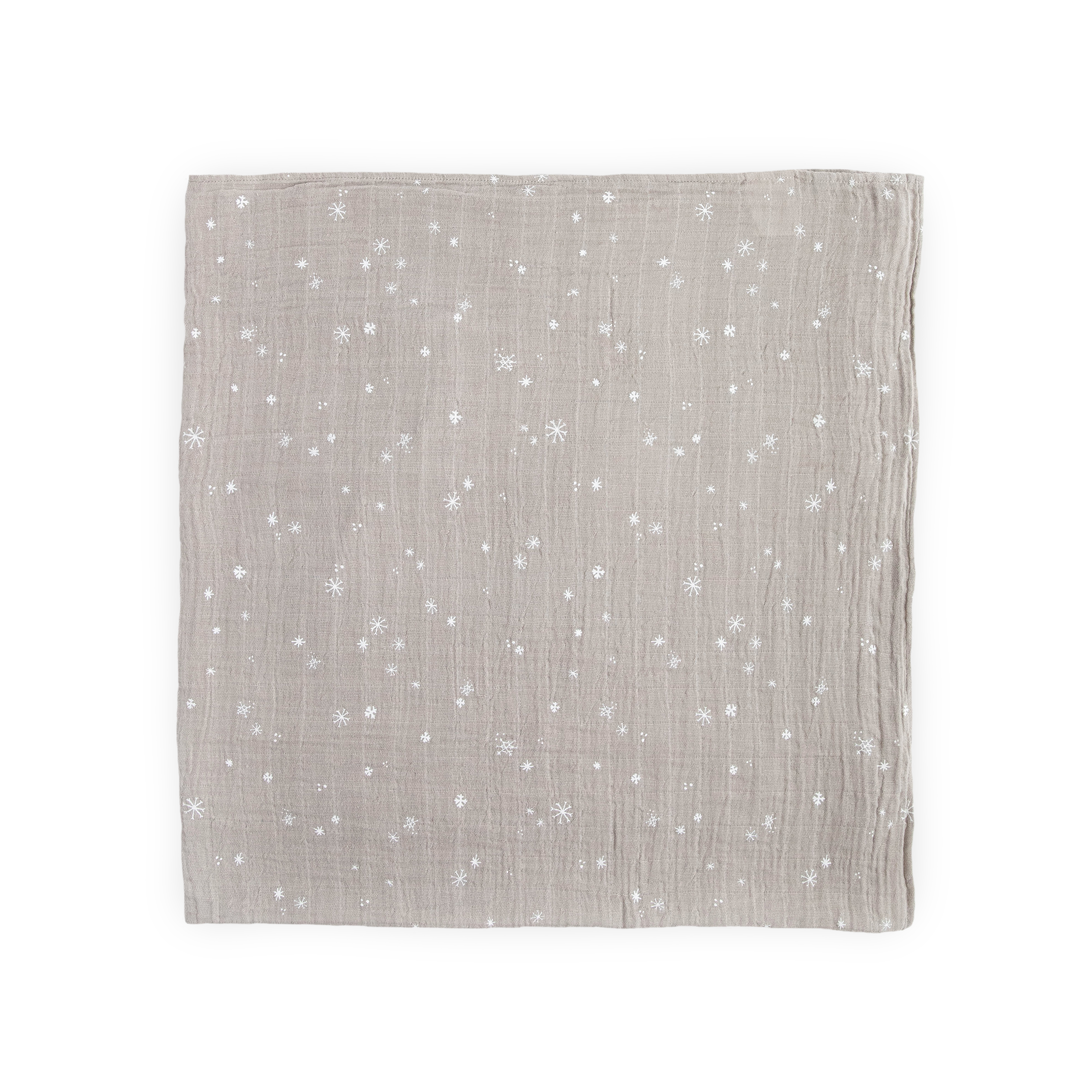 Cotton Muslin Swaddle Blanket - Snow Flurries