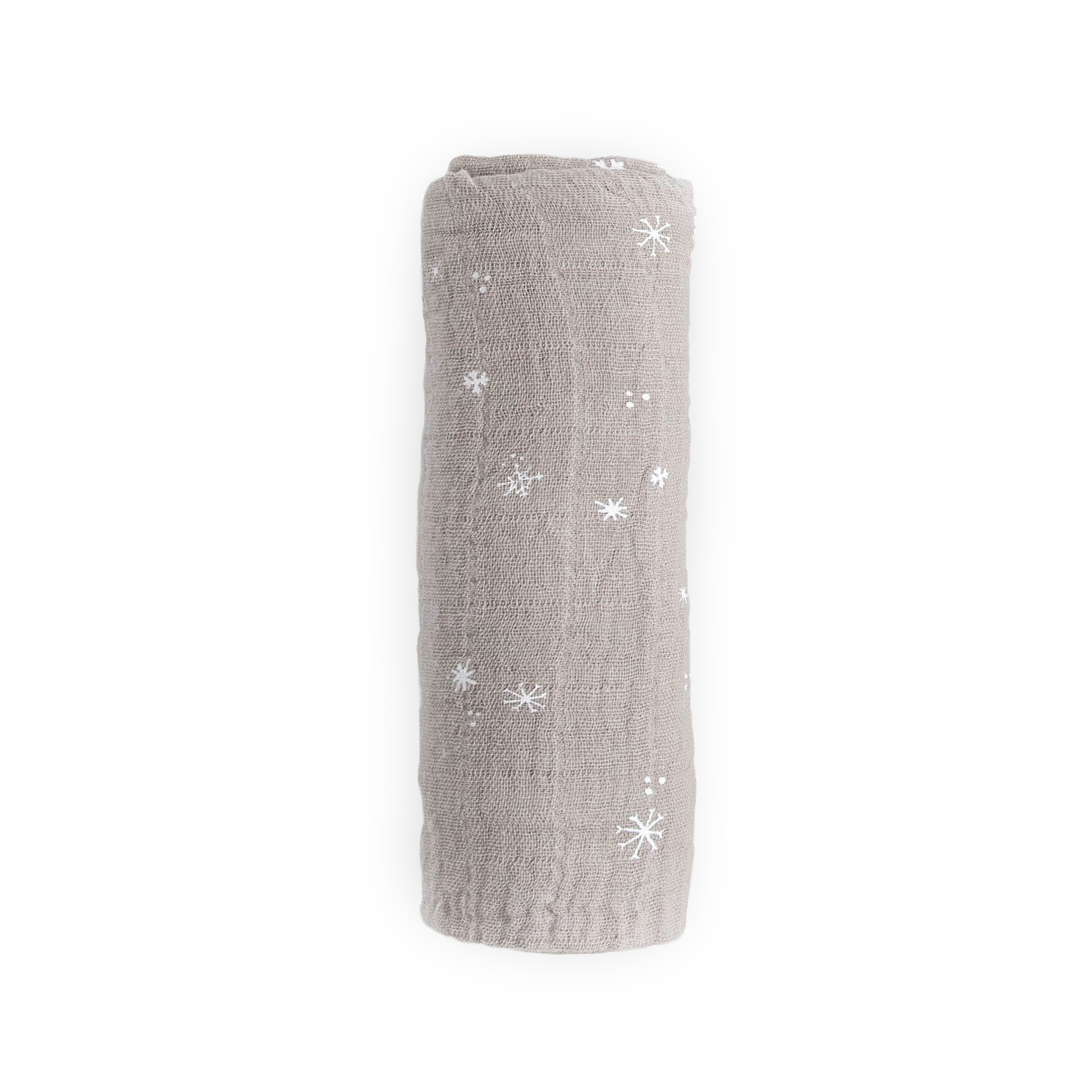 Cotton Muslin Swaddle Blanket - Snow Flurries