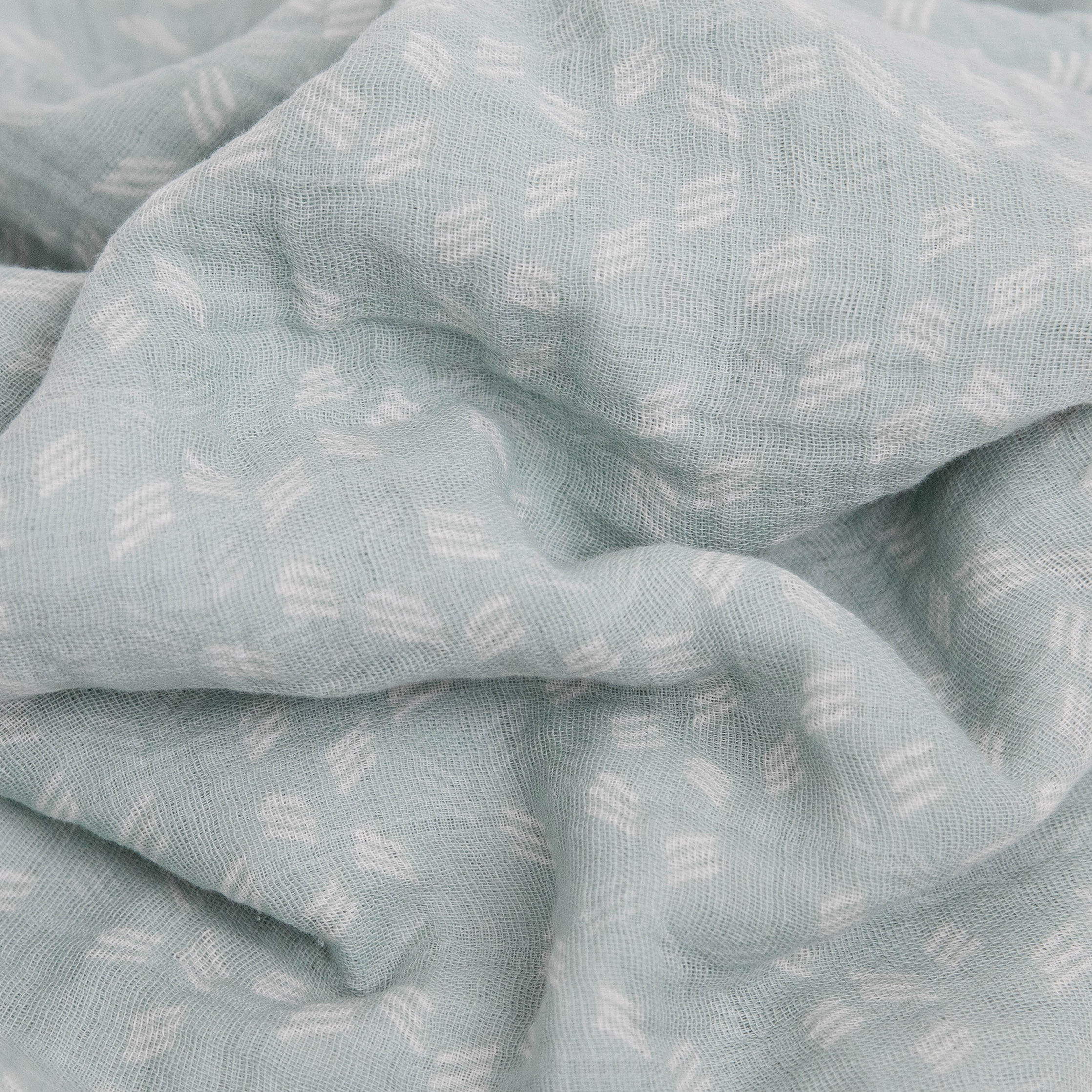 Cotton Muslin Swaddle Blanket - Misty Field