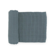 Cotton Muslin Swaddle Blanket - Sea