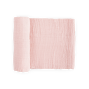Cotton Muslin Swaddle Blanket - Light Pink