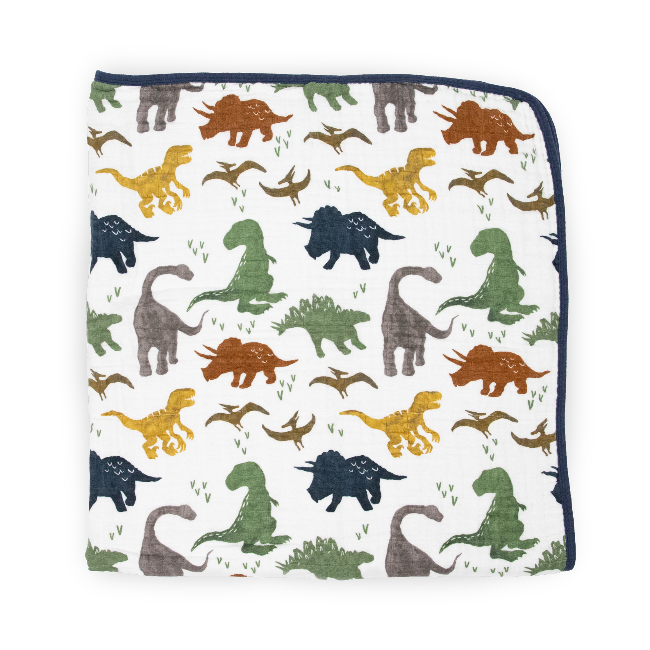 Original Cotton Muslin Quilt - Dino Friends