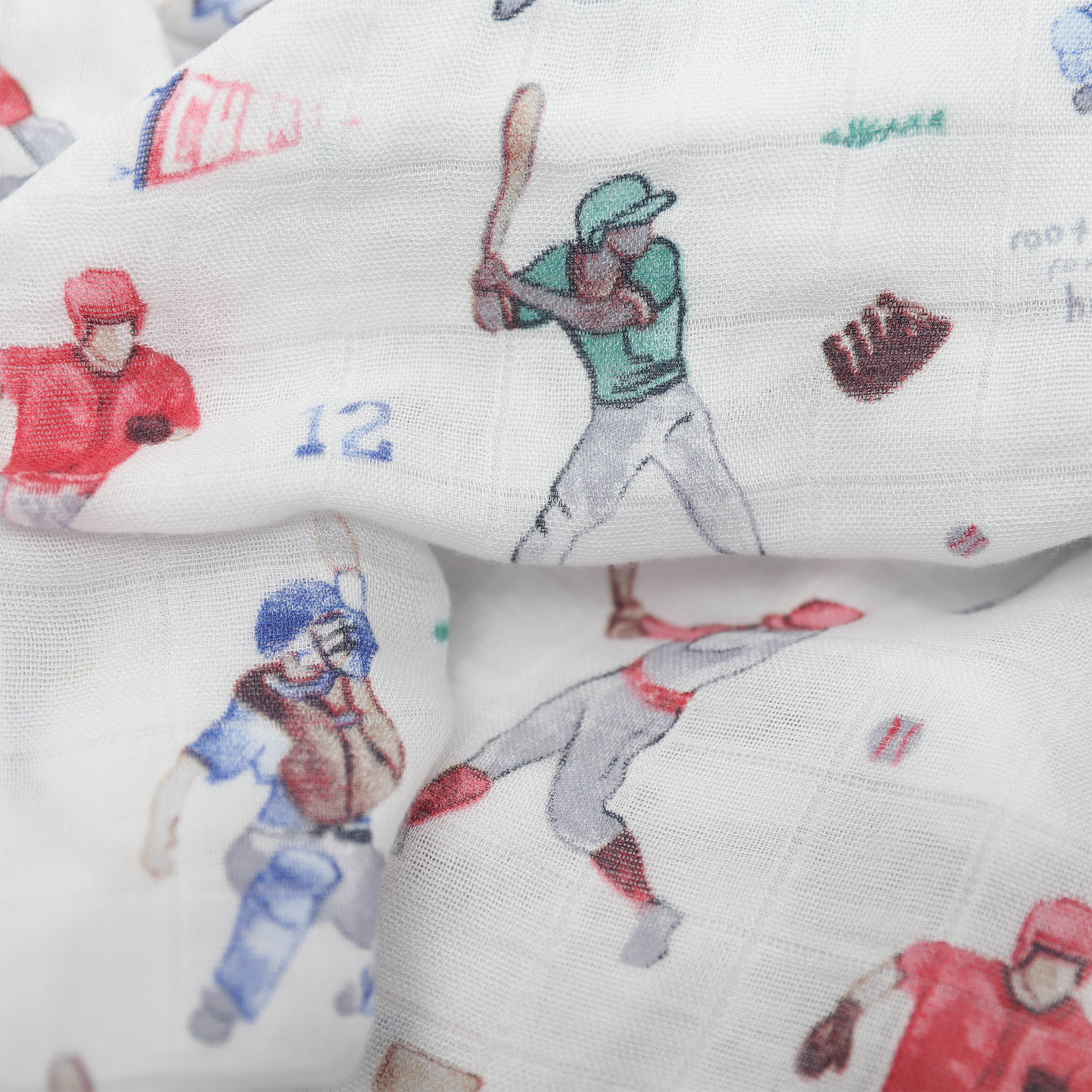 Deluxe Muslin Swaddle Blanket 2 Pack - Home Run 2