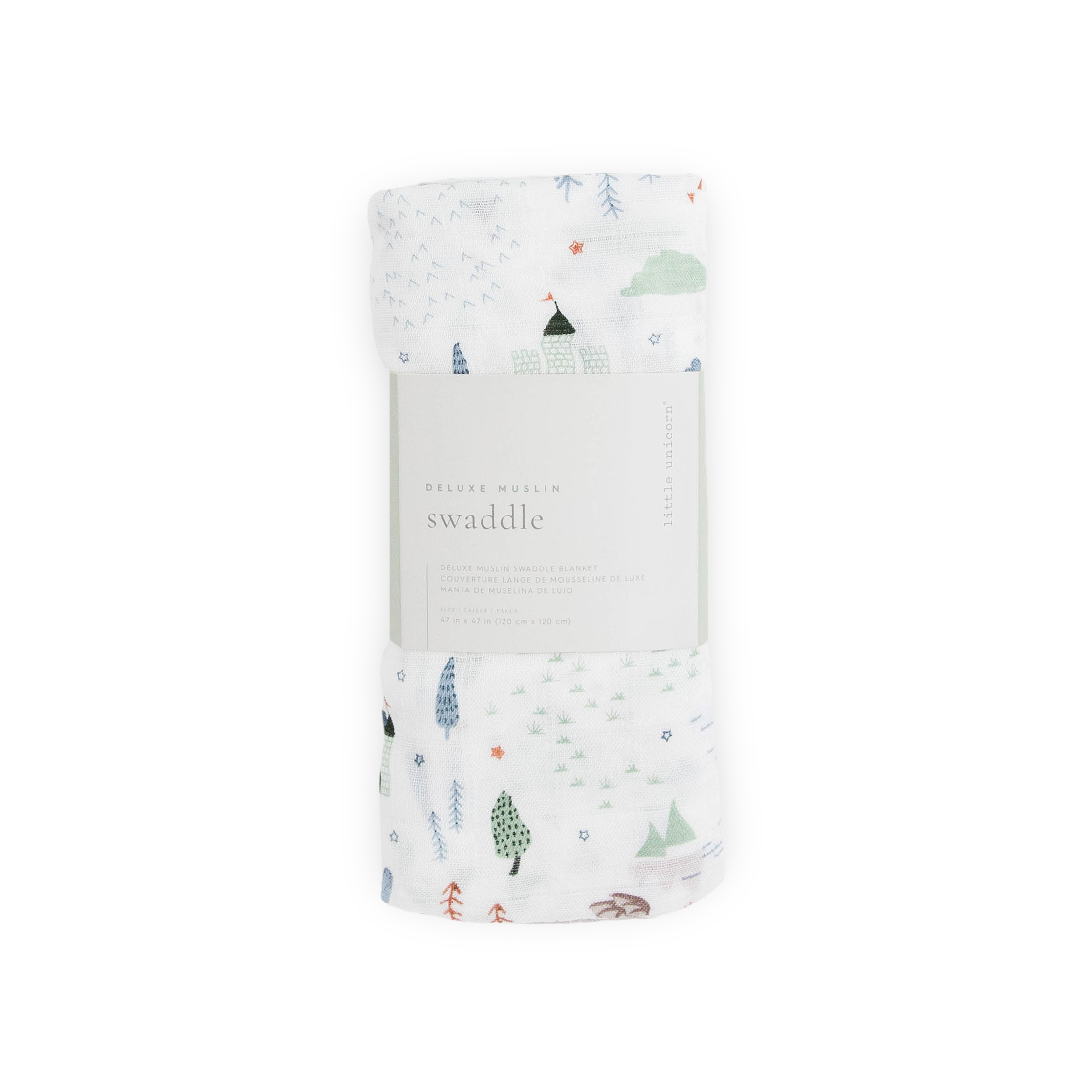 Deluxe Muslin Swaddle Blanket - Dragon Days