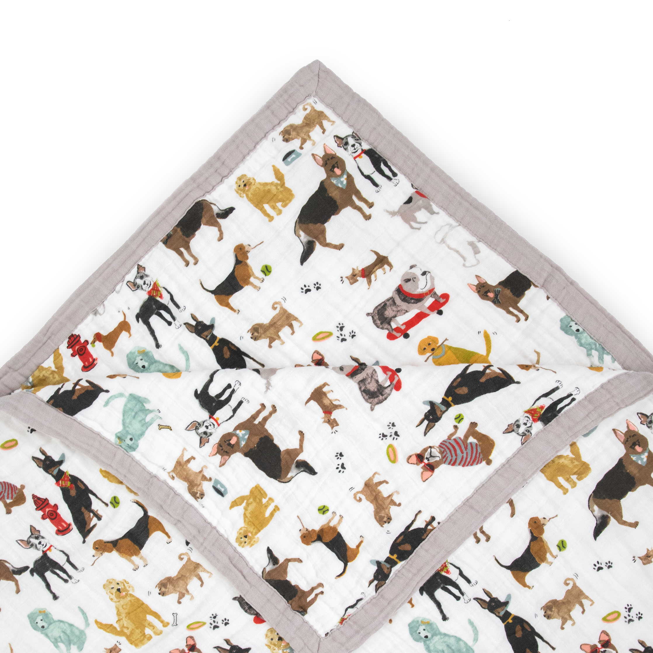 Cotton Muslin Quilted Throw - Woof