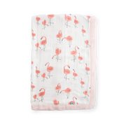 Deluxe Muslin Baby Quilt - Pink Ladies