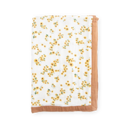 Deluxe Muslin Baby Quilt - Ditsy Sunflower