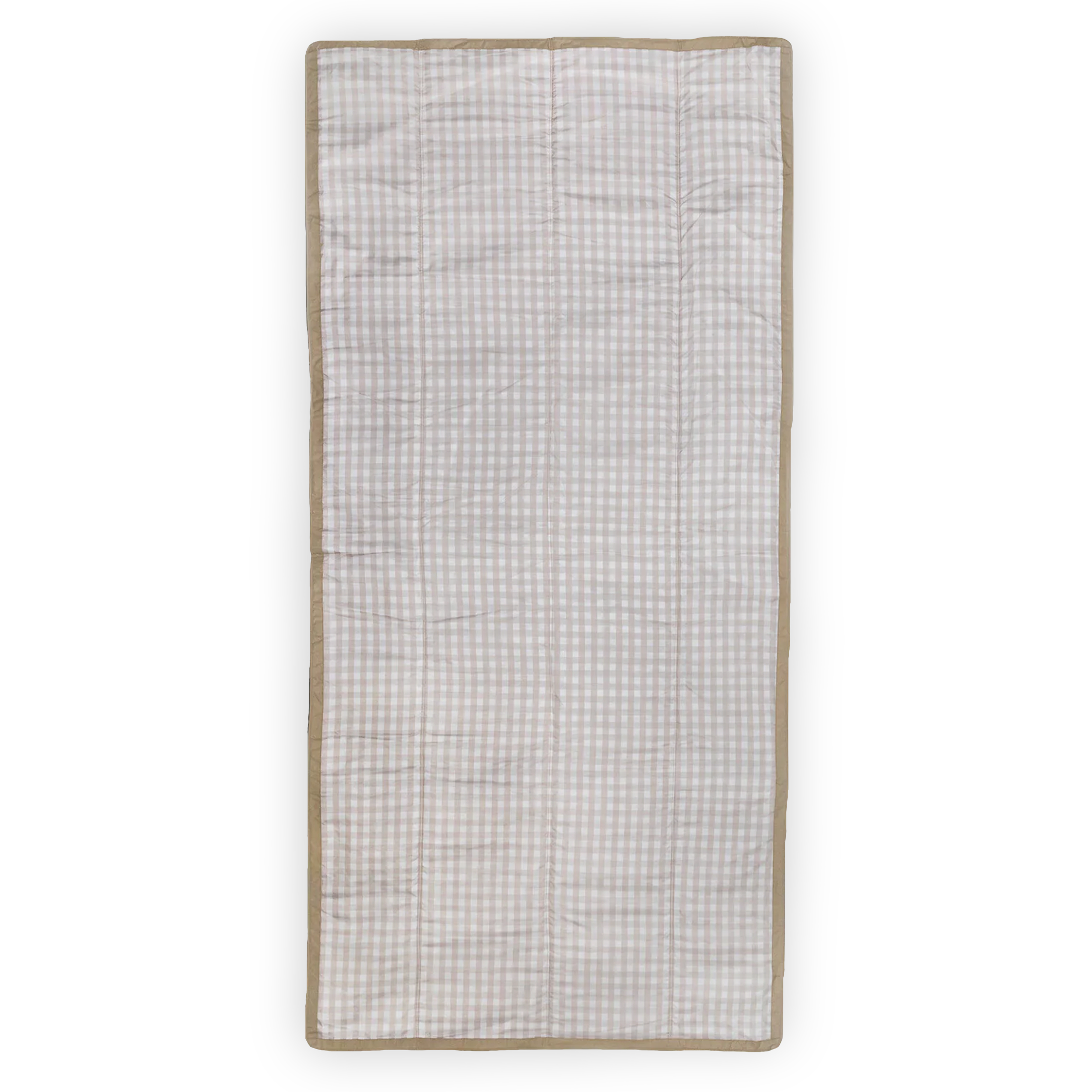 Outdoor Blanket - Beige Buffalo Check