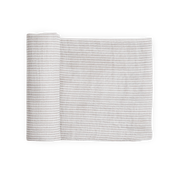 Organic Cotton Muslin Swaddle Blanket - Sand Stripe