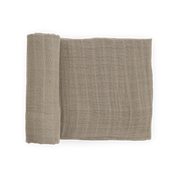 Organic Cotton Muslin Swaddle Blanket - Driftwood