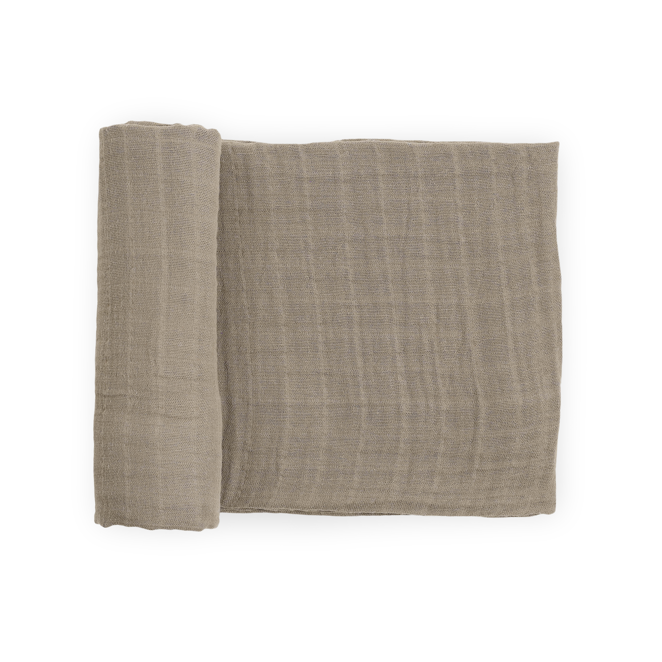 Organic Cotton Muslin Swaddle Blanket - Driftwood