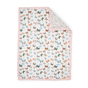 Cotton Muslin Toddler Comforter - Butterflies
