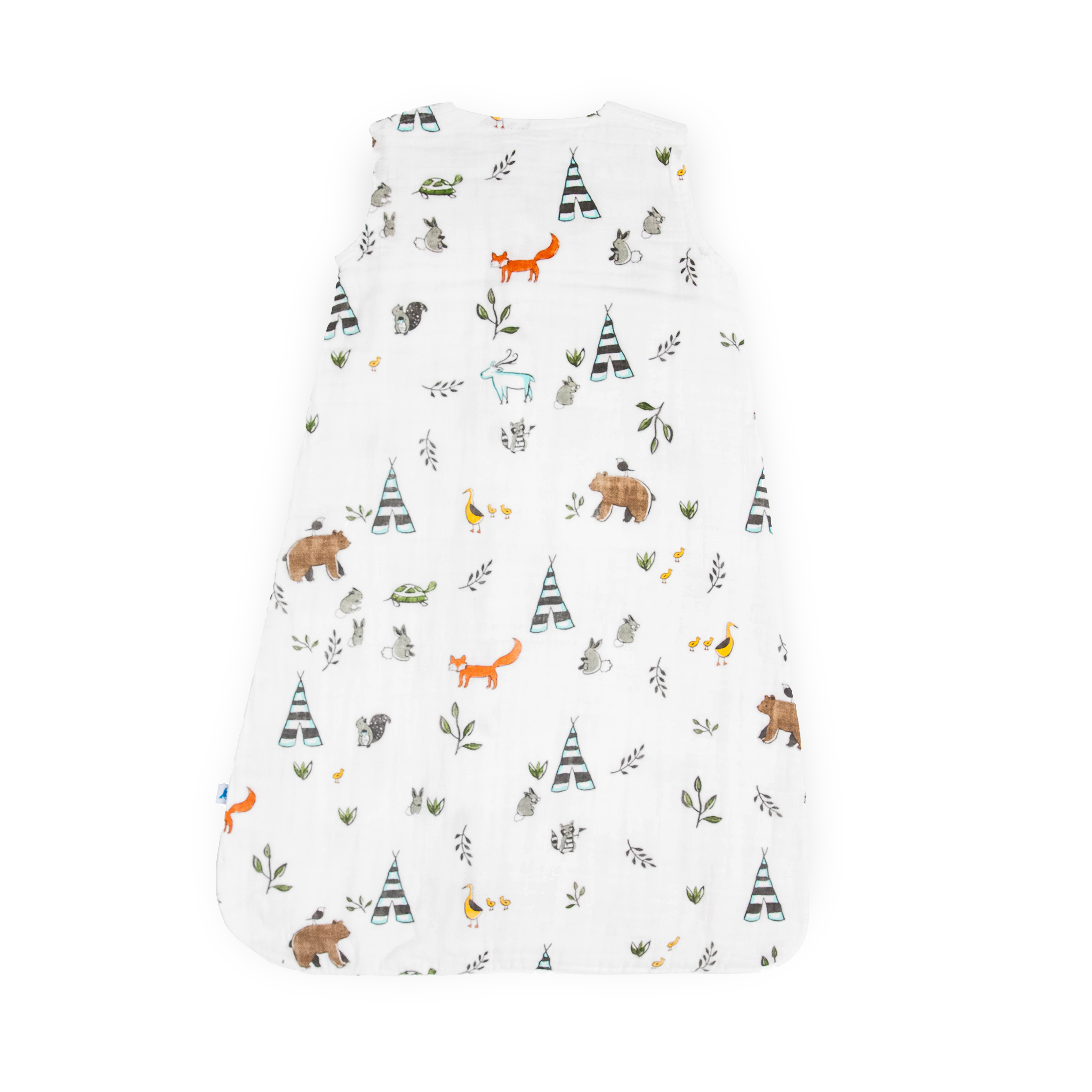 Cotton Muslin Sleep Bag - Forest Friends