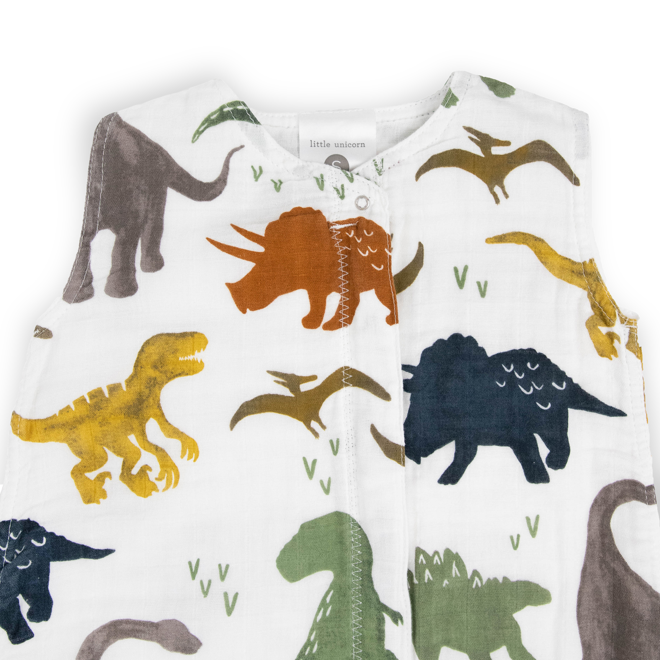 Cotton Muslin Sleep Bag - Dino Friends