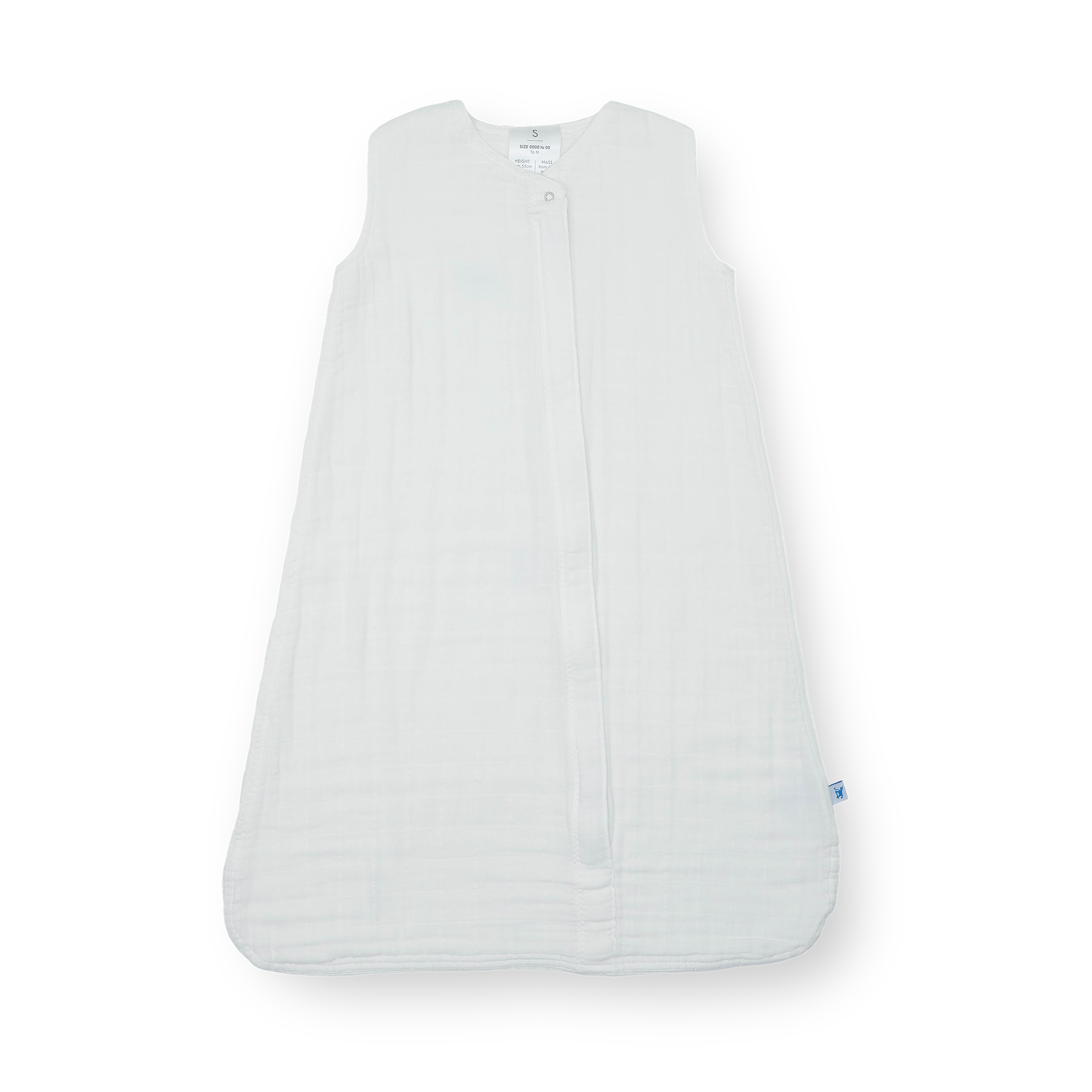 Cotton Muslin Sleep Bag - White