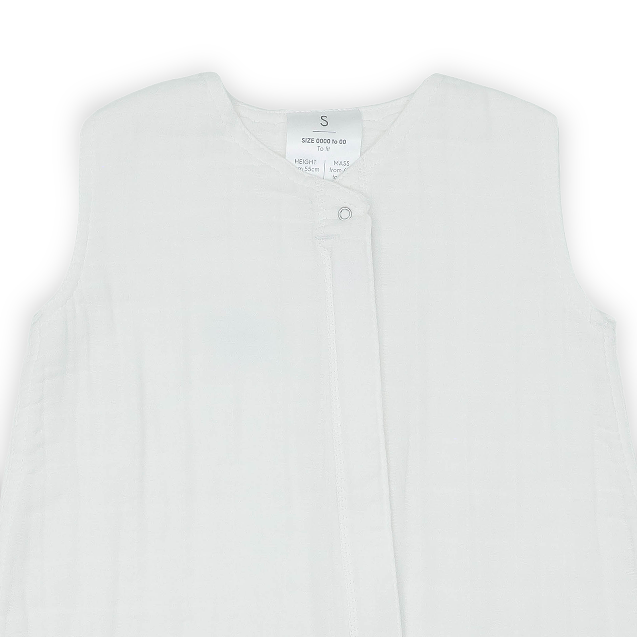 Cotton Muslin Sleep Bag - White