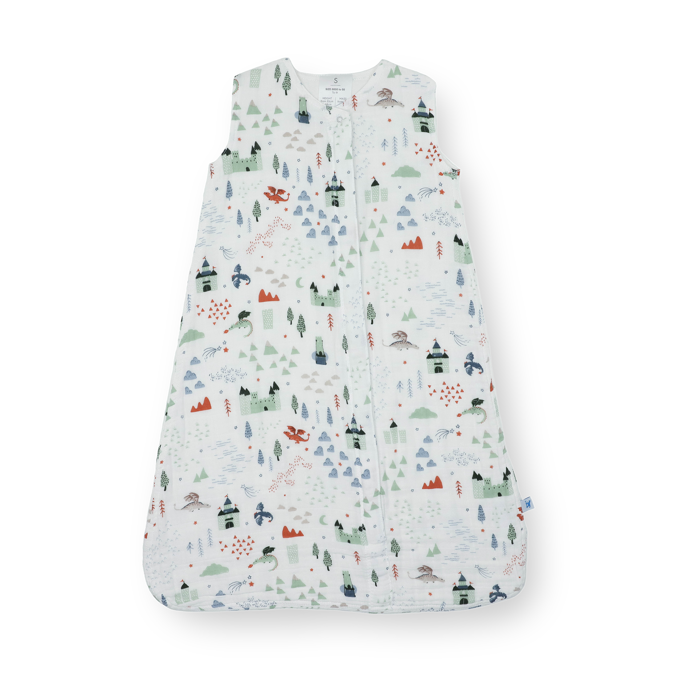 Cotton Muslin Sleep Bag - Dragon Days