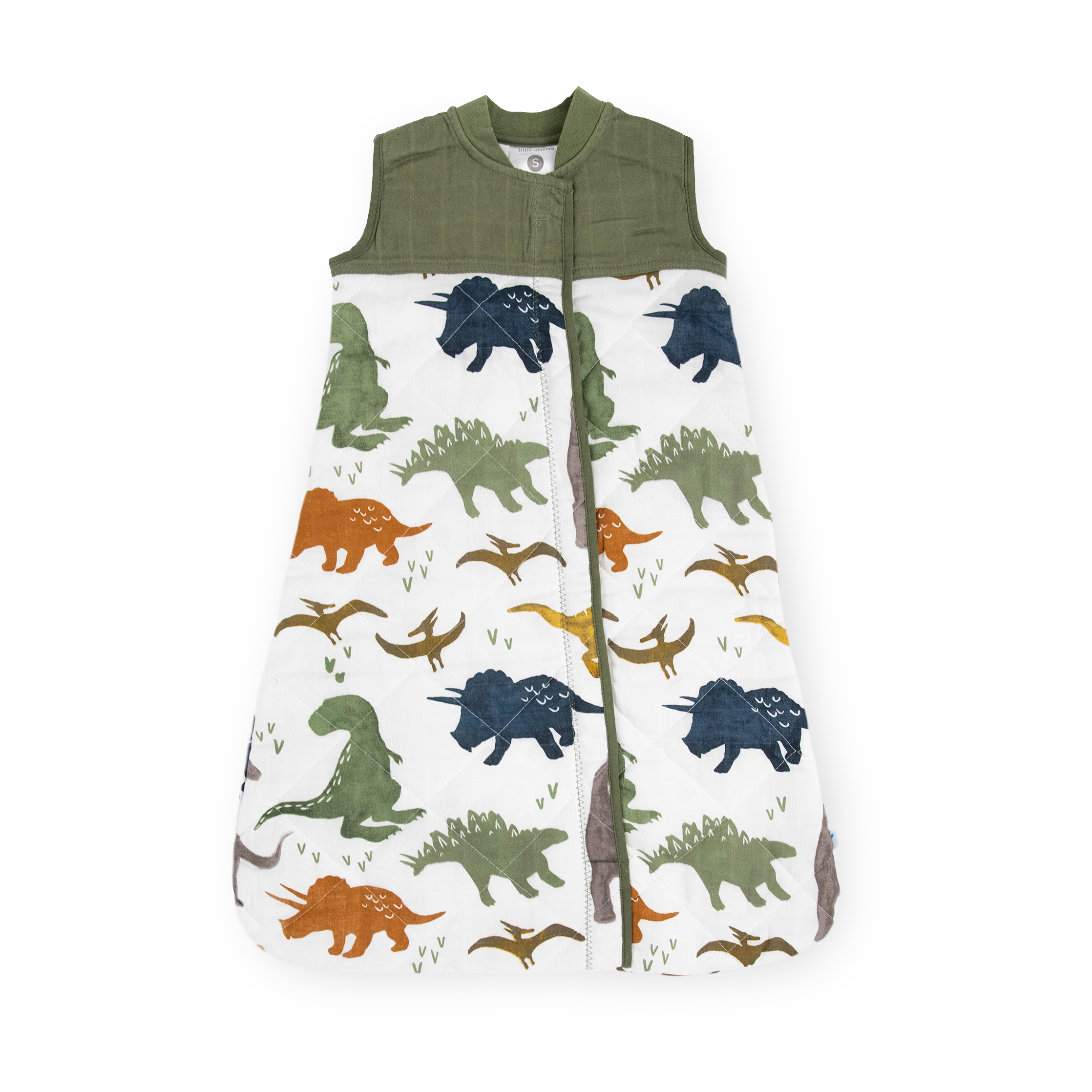 Cotton Muslin Quilted Sleep Bag - Dino Friends