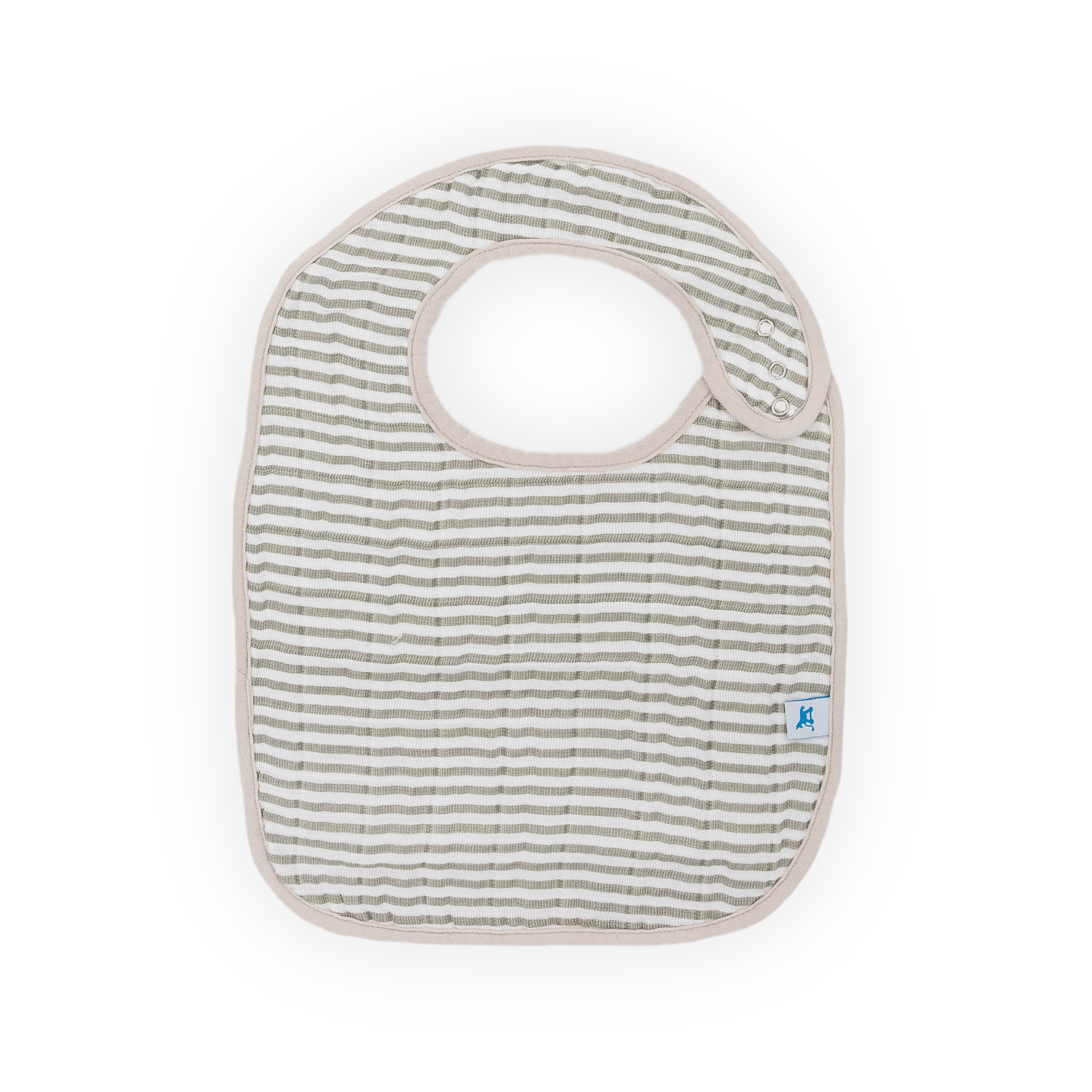 Cotton Muslin Classic Bib 3 Pack - Dino Friends 2