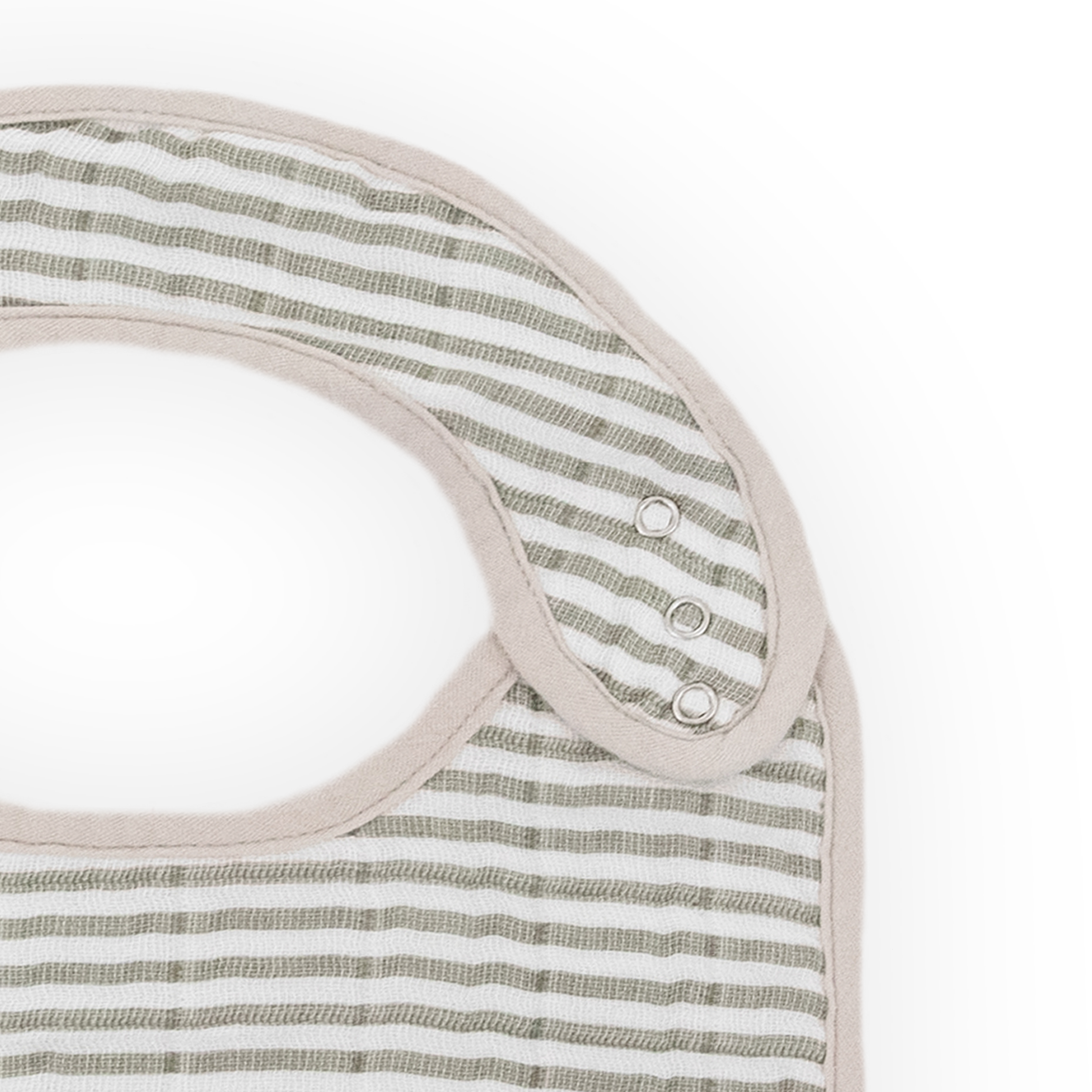 Cotton Muslin Classic Bib 3 Pack - Dino Friends 2