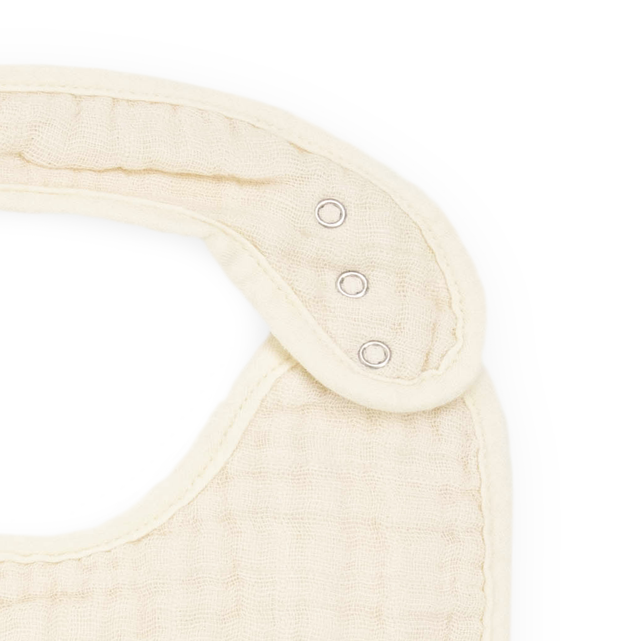 Cotton Muslin Classic Bib 3 Pack - Light Pink