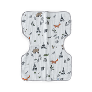 Cotton Muslin Burp Cloth - Forest Friends