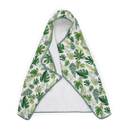Toddler Hooded Towel - Tropical Leaf