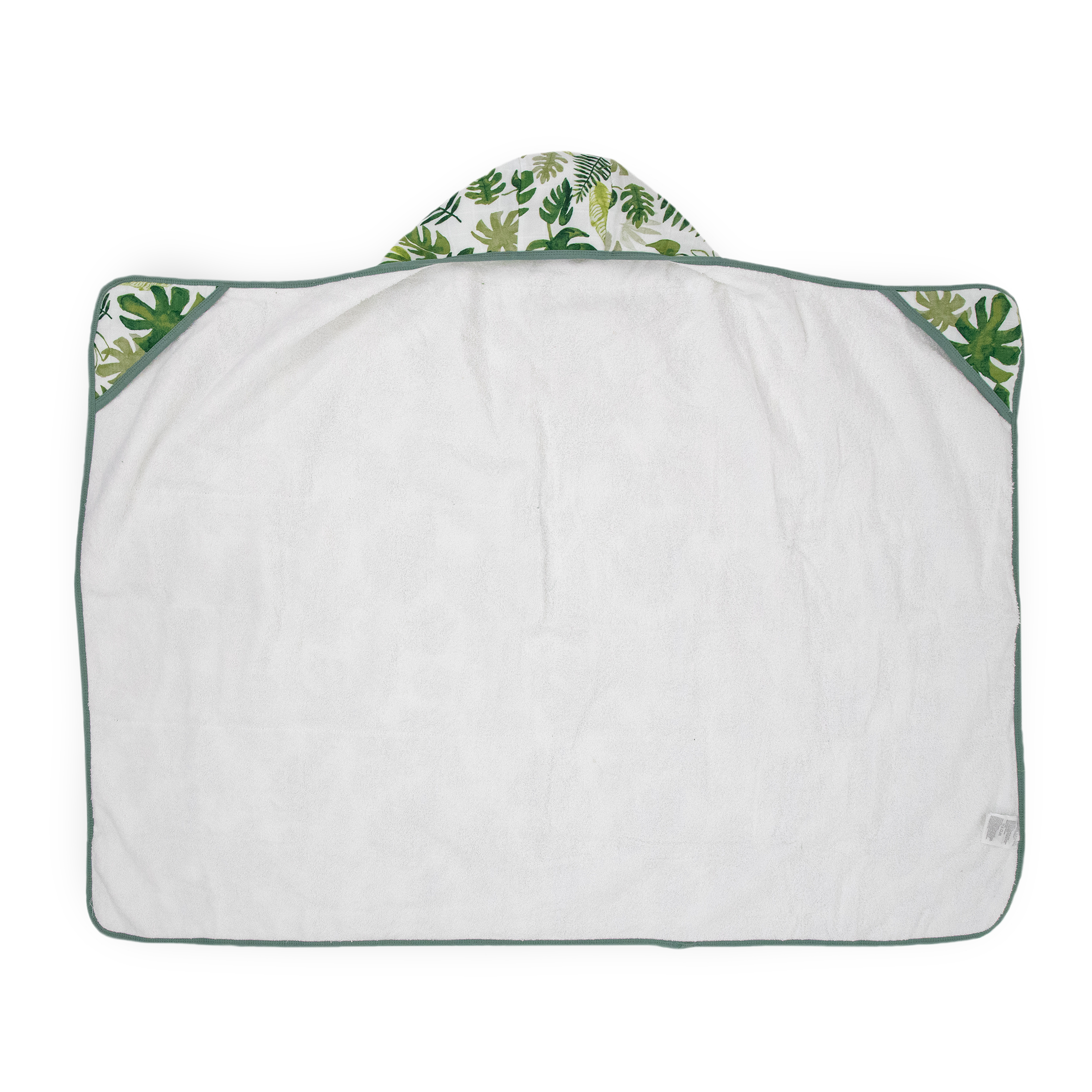 Toddler Hooded Towel - Tropical Leaf