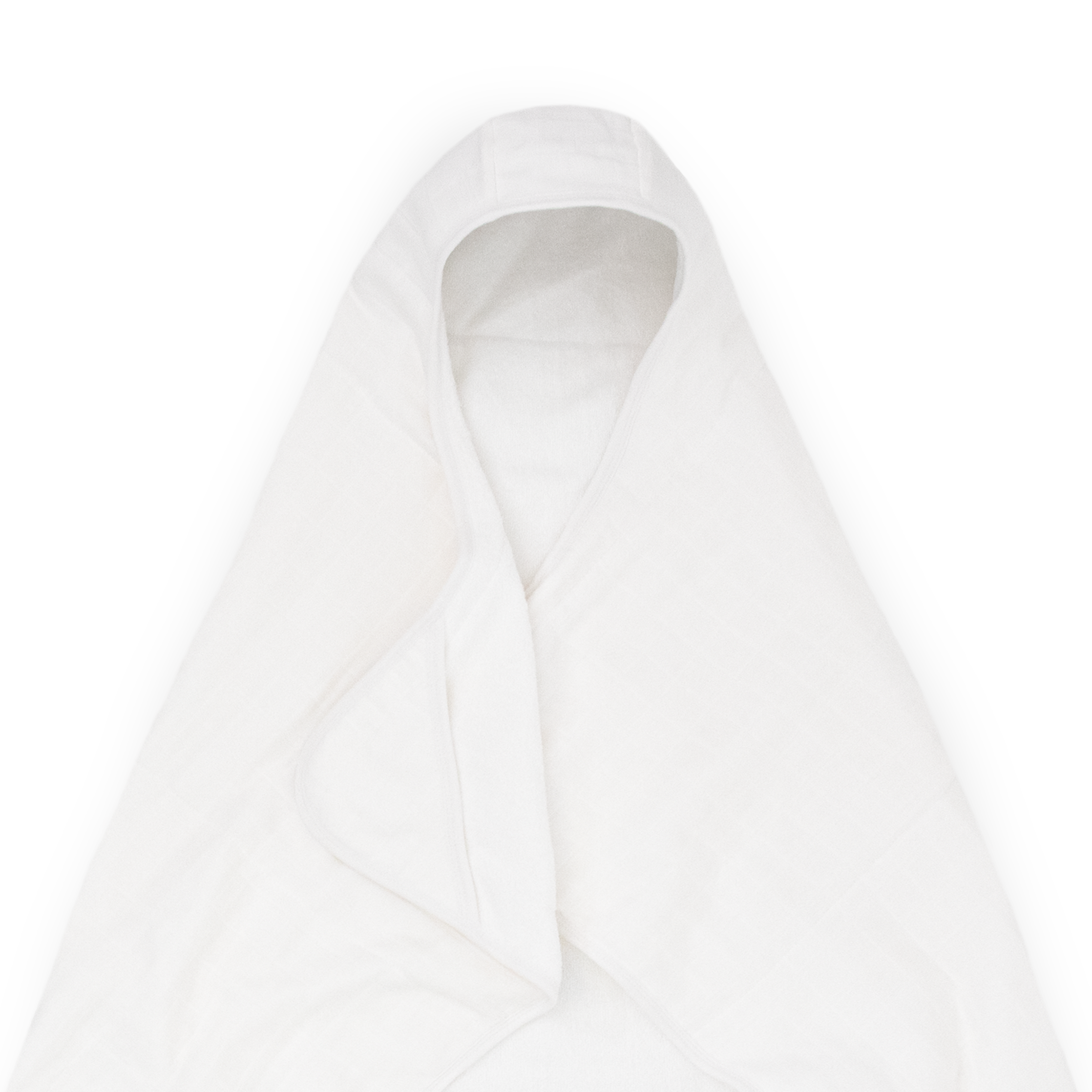 Toddler Hooded Towel - White