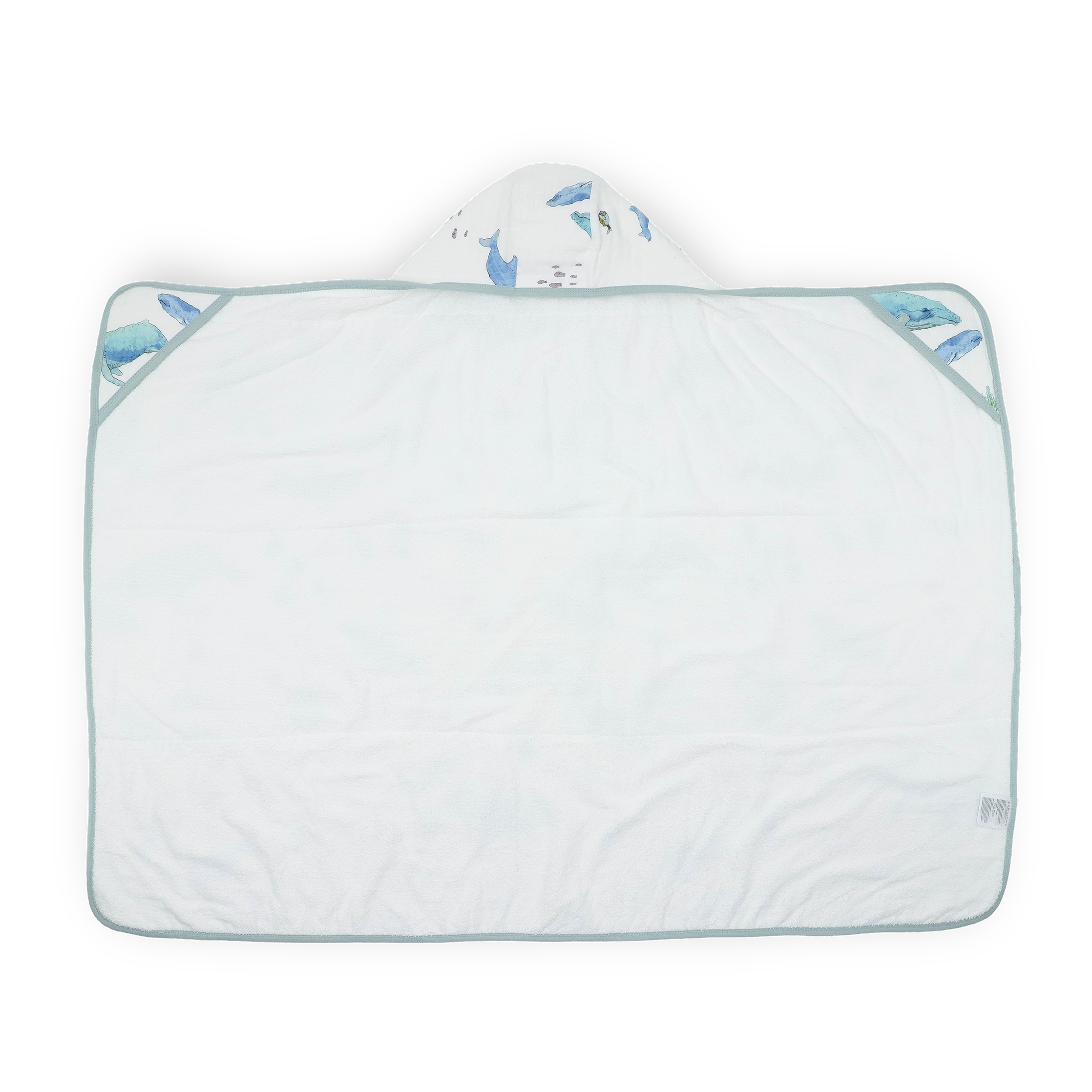 Toddler Hooded Towel - Whales