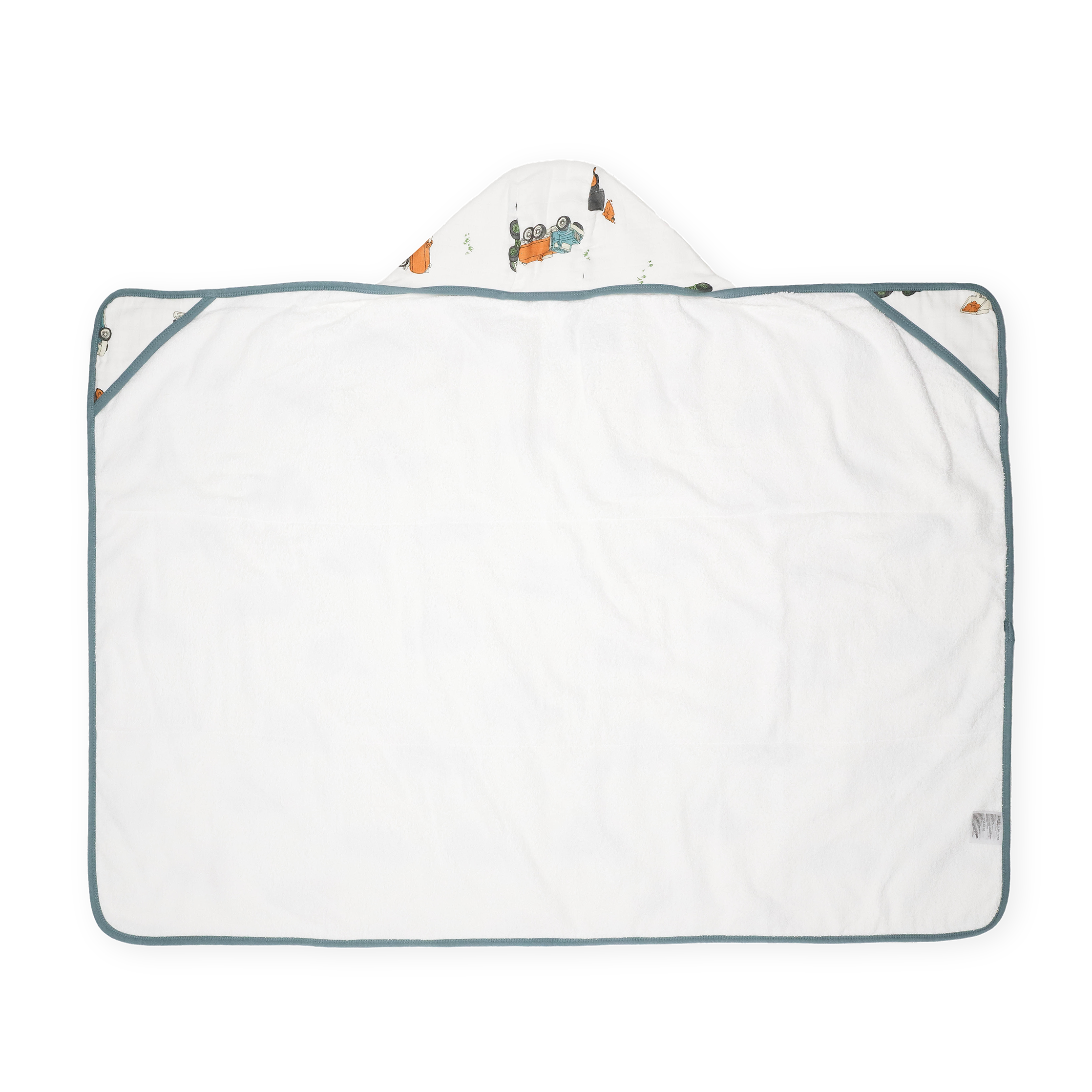 Toddler Hooded Towel - Work Trucks