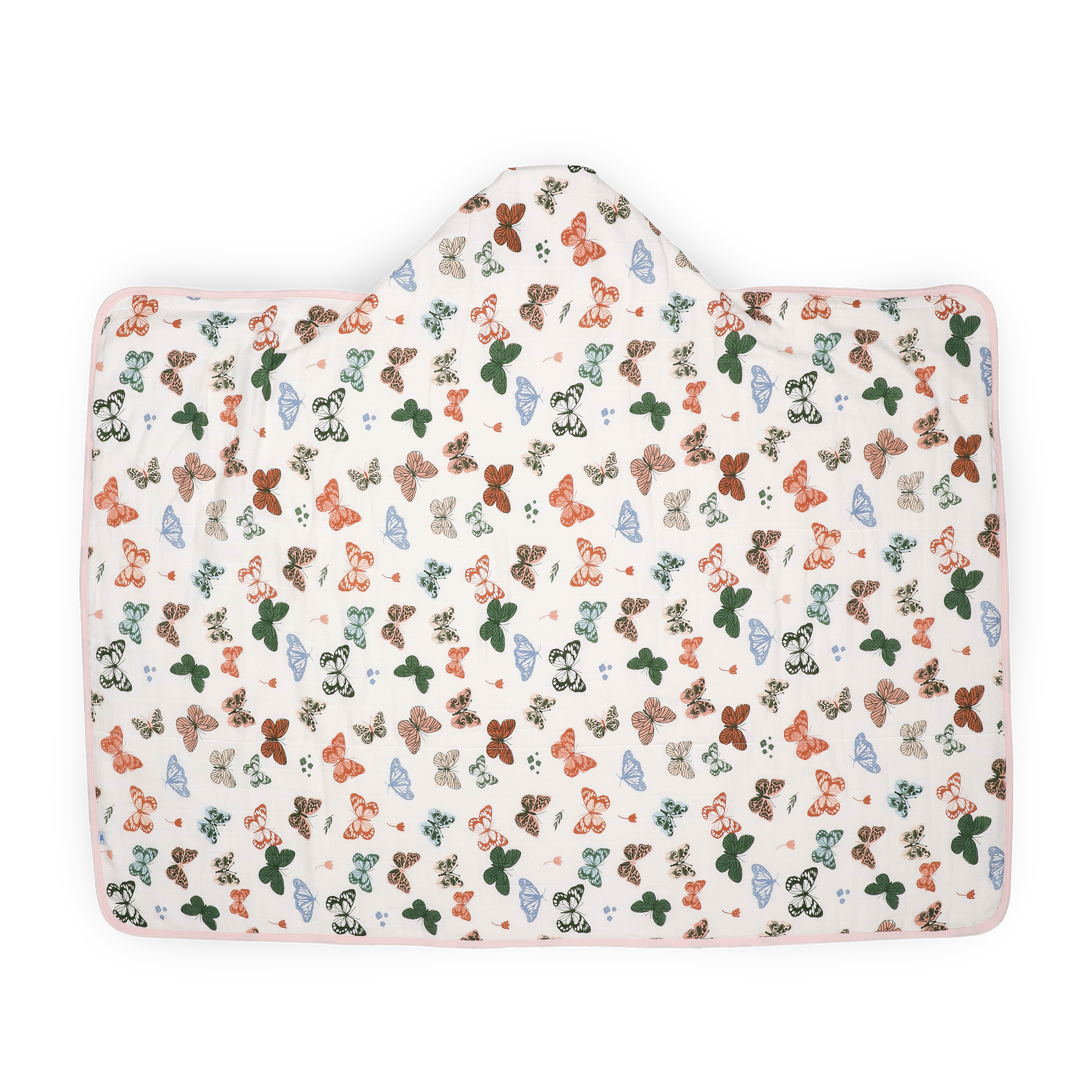 Toddler Hooded Towel - Butterflies
