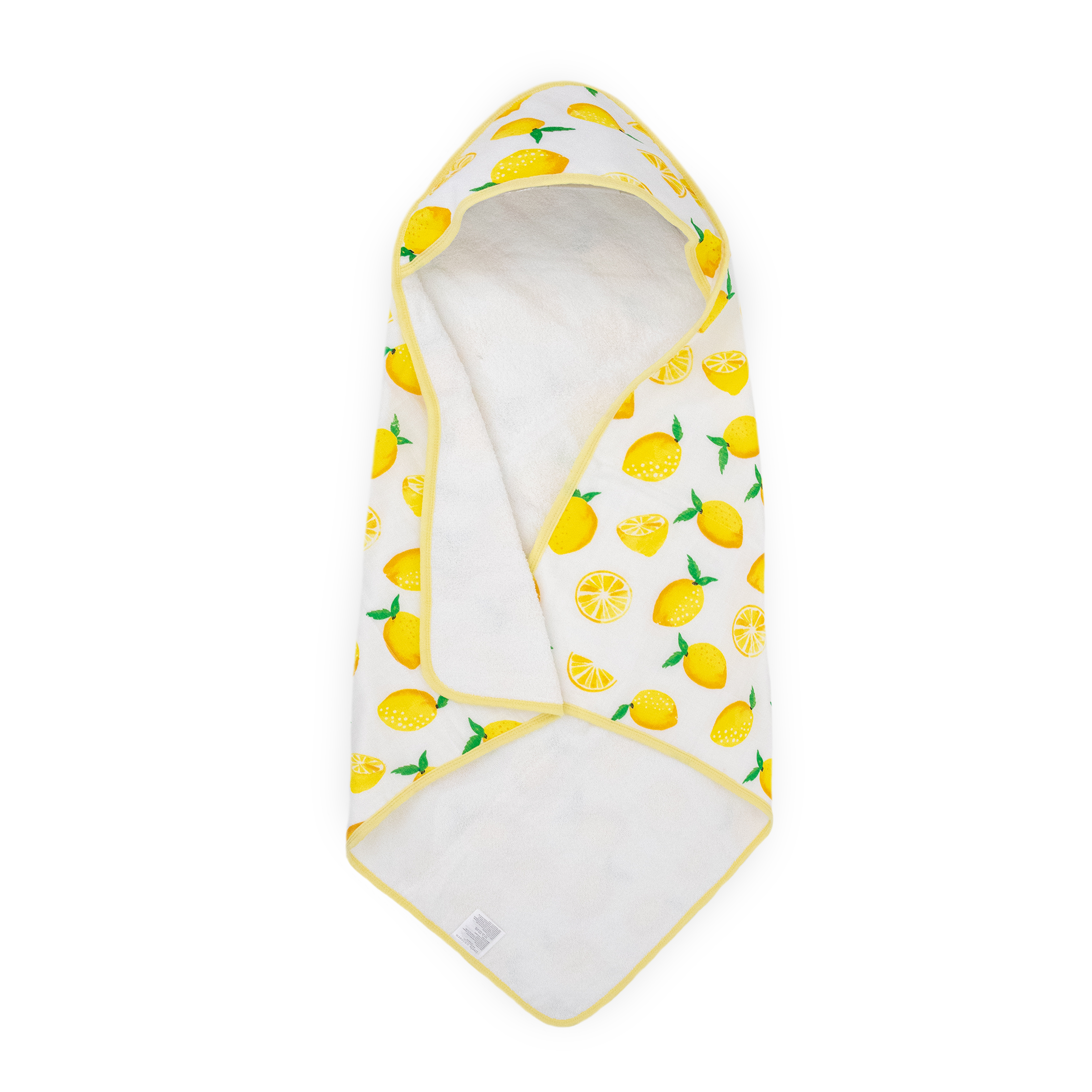 Infant Hooded Towel - Lemon