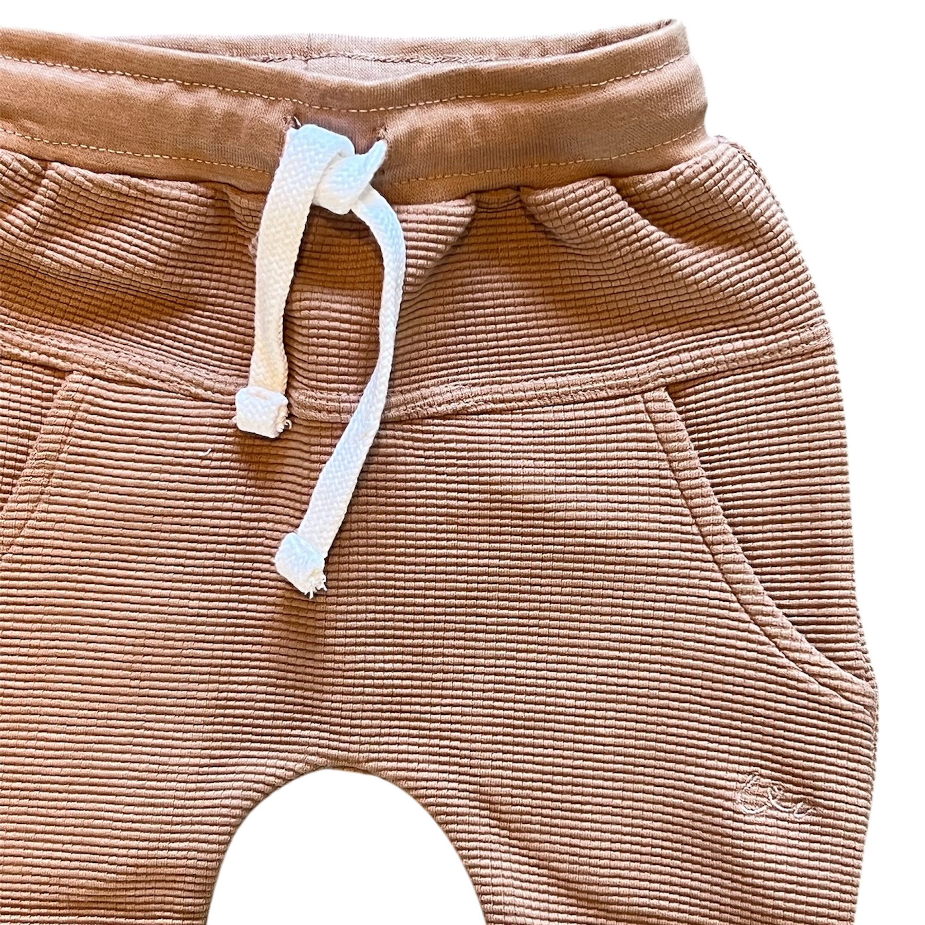 Umber Waffle Knit Joggers