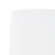 Cotton Muslin Crib Sheet - White