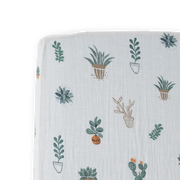 Cotton Muslin Crib Sheet - Prickle Pots