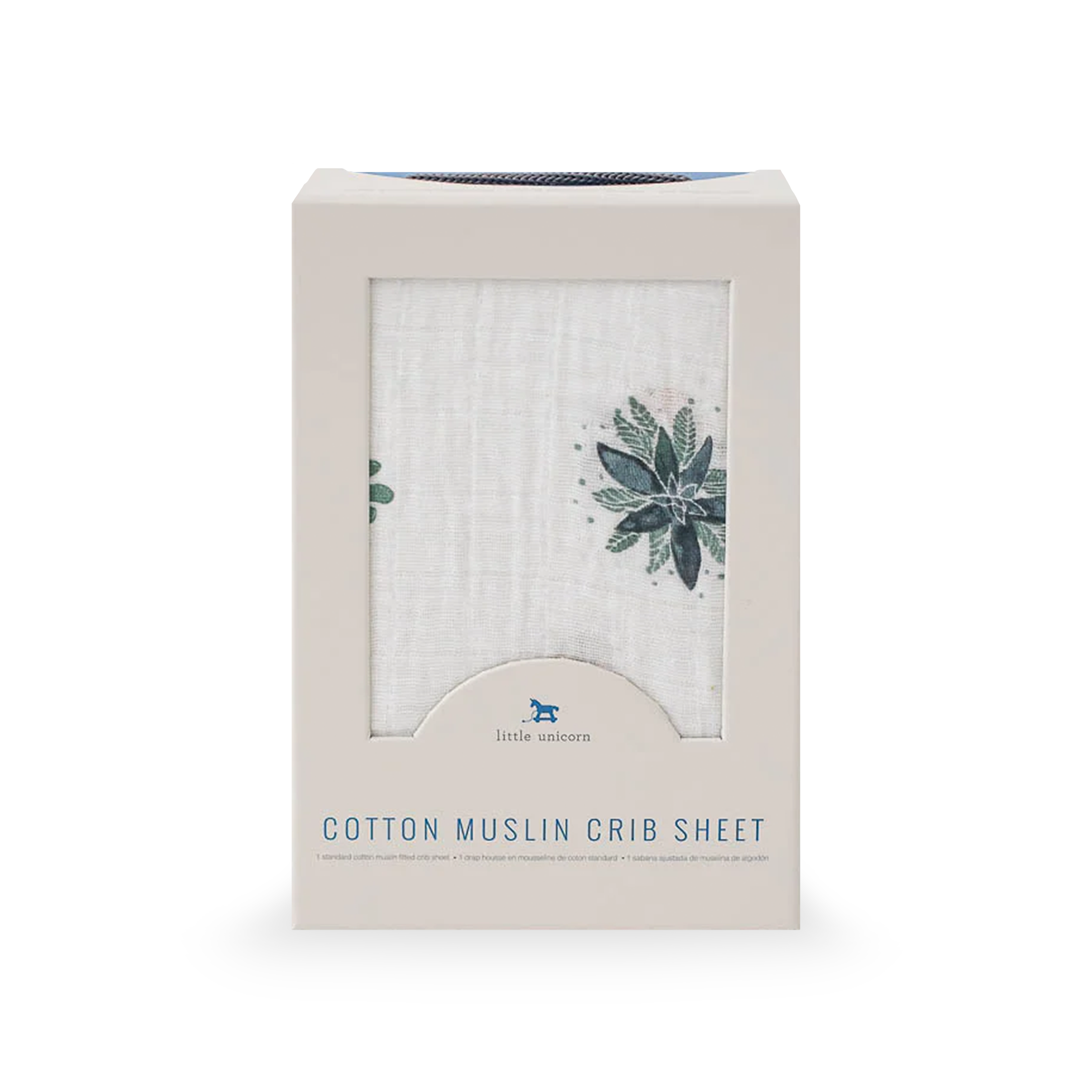 Cotton Muslin Crib Sheet - Prickle Pots