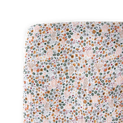 Cotton Muslin Crib Sheet - Pressed Petals