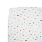 Cotton Muslin Crib Sheet - Animal Crowd
